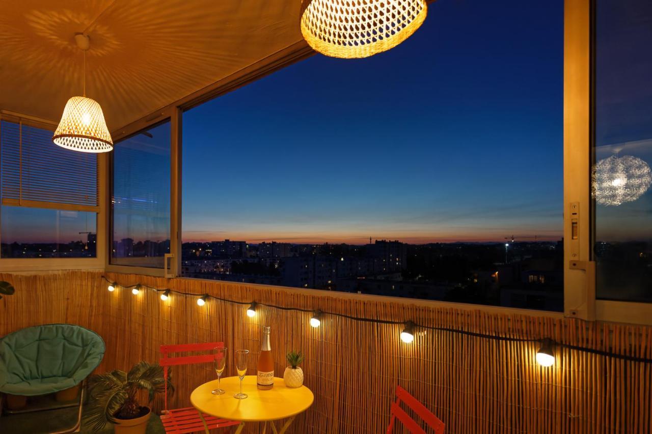 Smile Home: Panoramic Views & Sunny Terrace Oasis Montpellier Exterior photo
