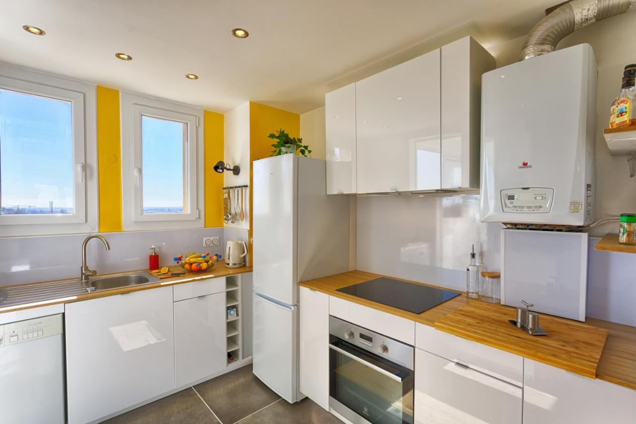 Smile Home: Panoramic Views & Sunny Terrace Oasis Montpellier Exterior photo